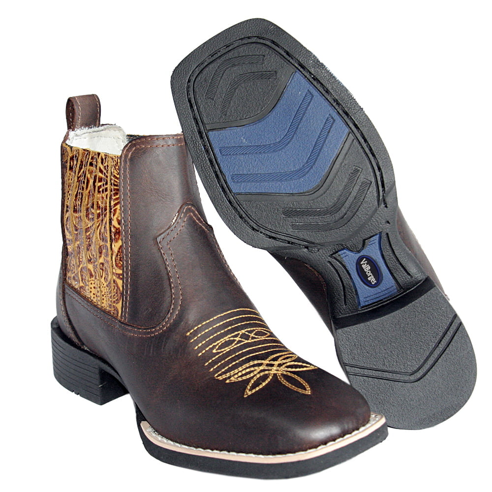 bota cano curto mostarda
