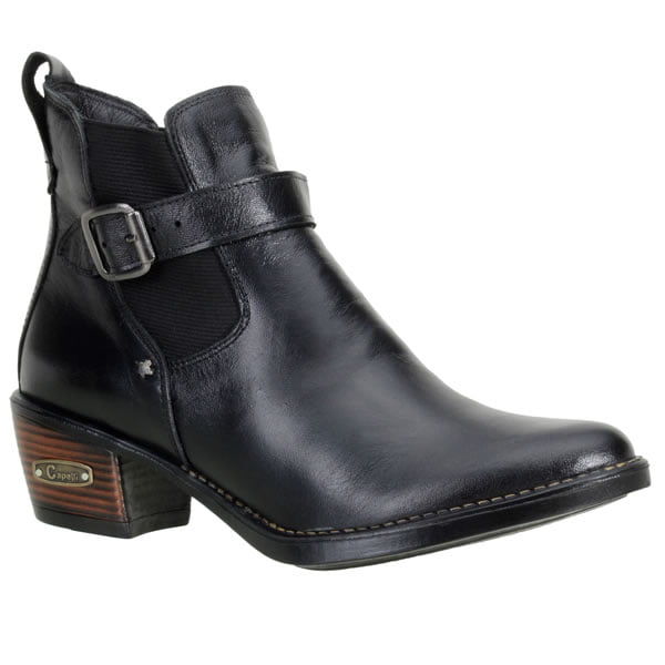 Bota Texana Cano Curto Preta