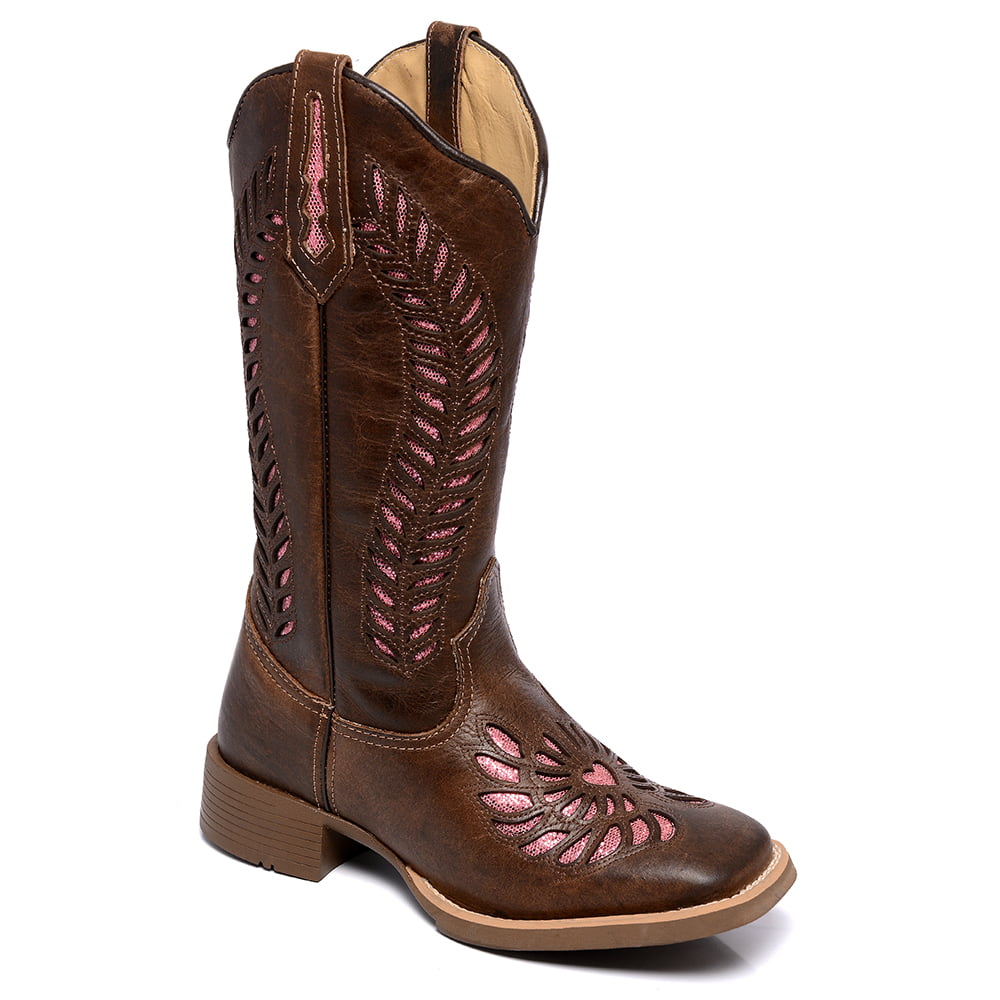 Bota Country Feminina Laser Samambaia Cano Longo