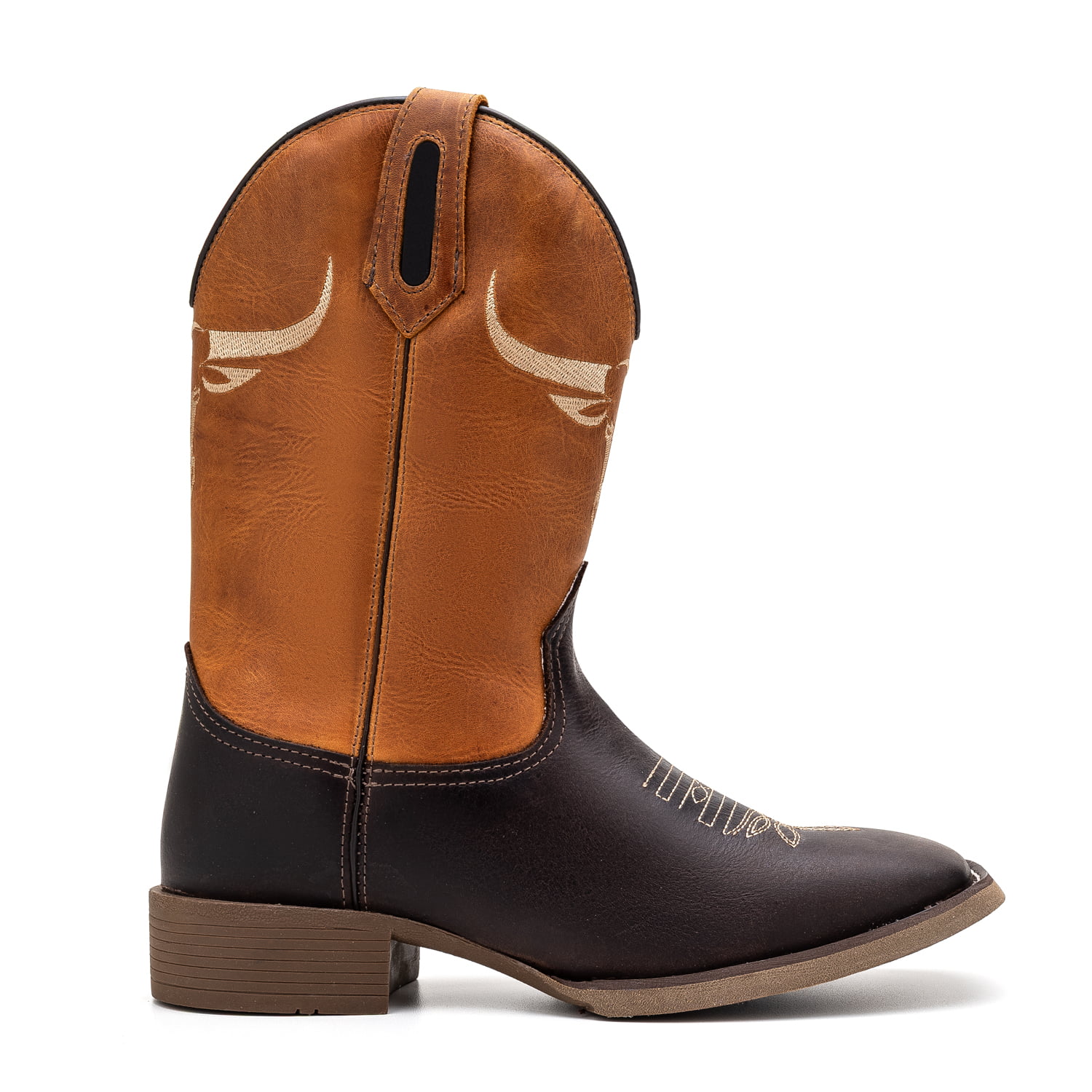 Bota Masculina Texana Country em Couro Legítimo Touro