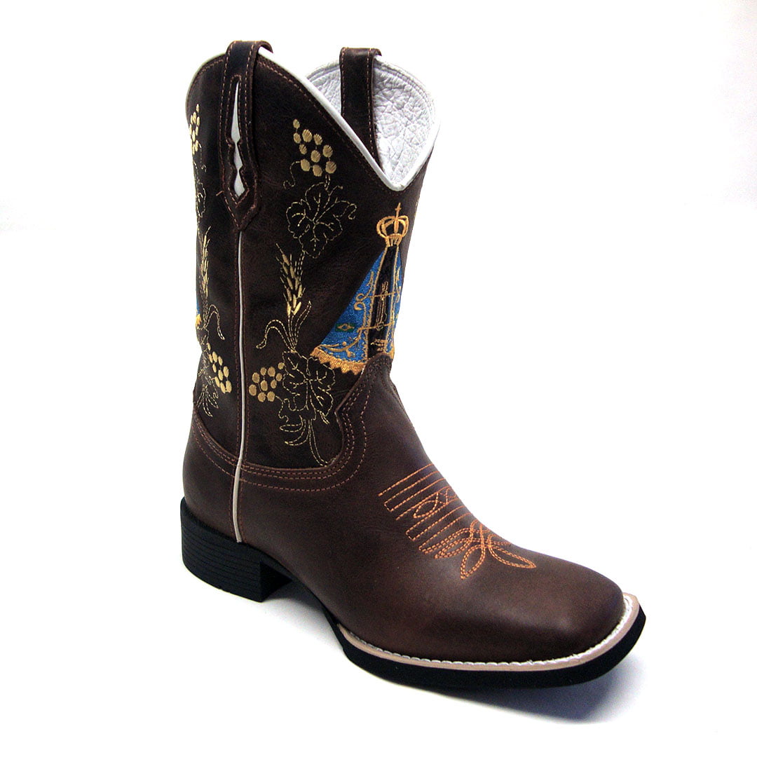  Bota Texana Country Nossa Senhora Dourado