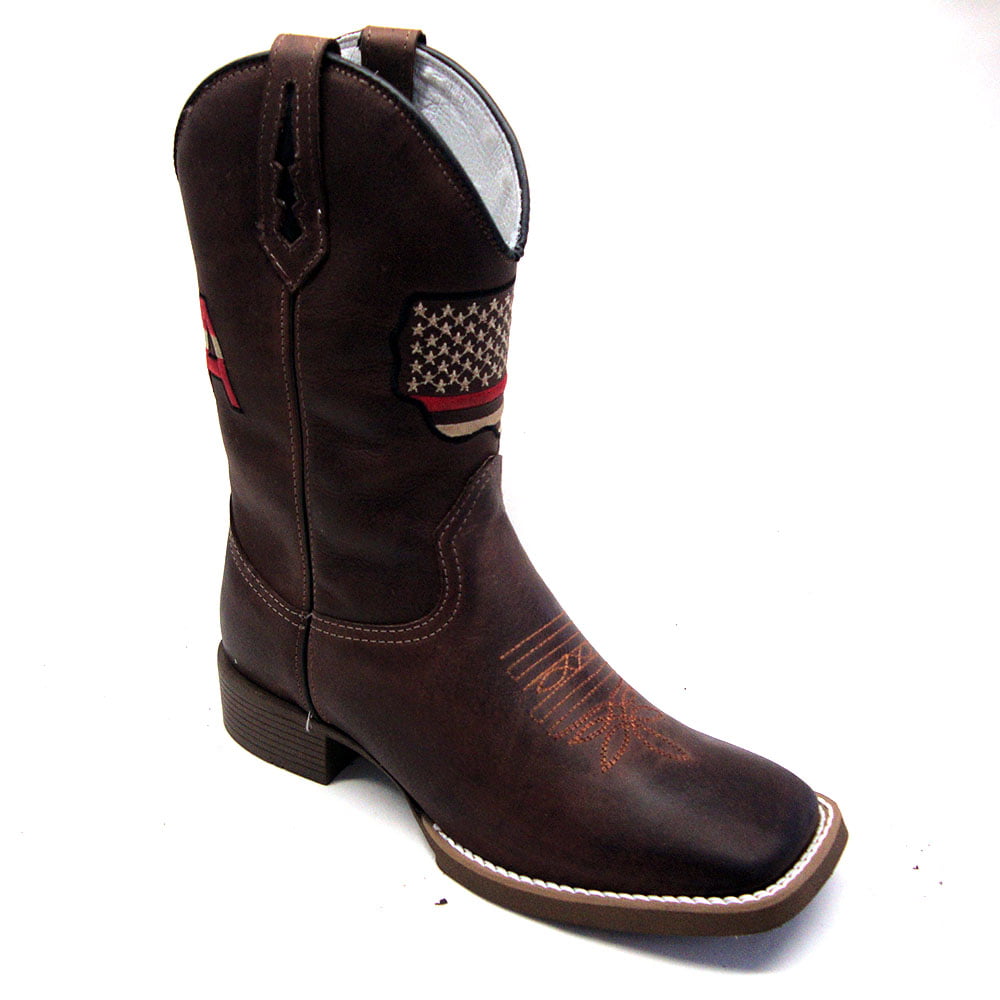 Bota Texana Country Masculina USA Marrom