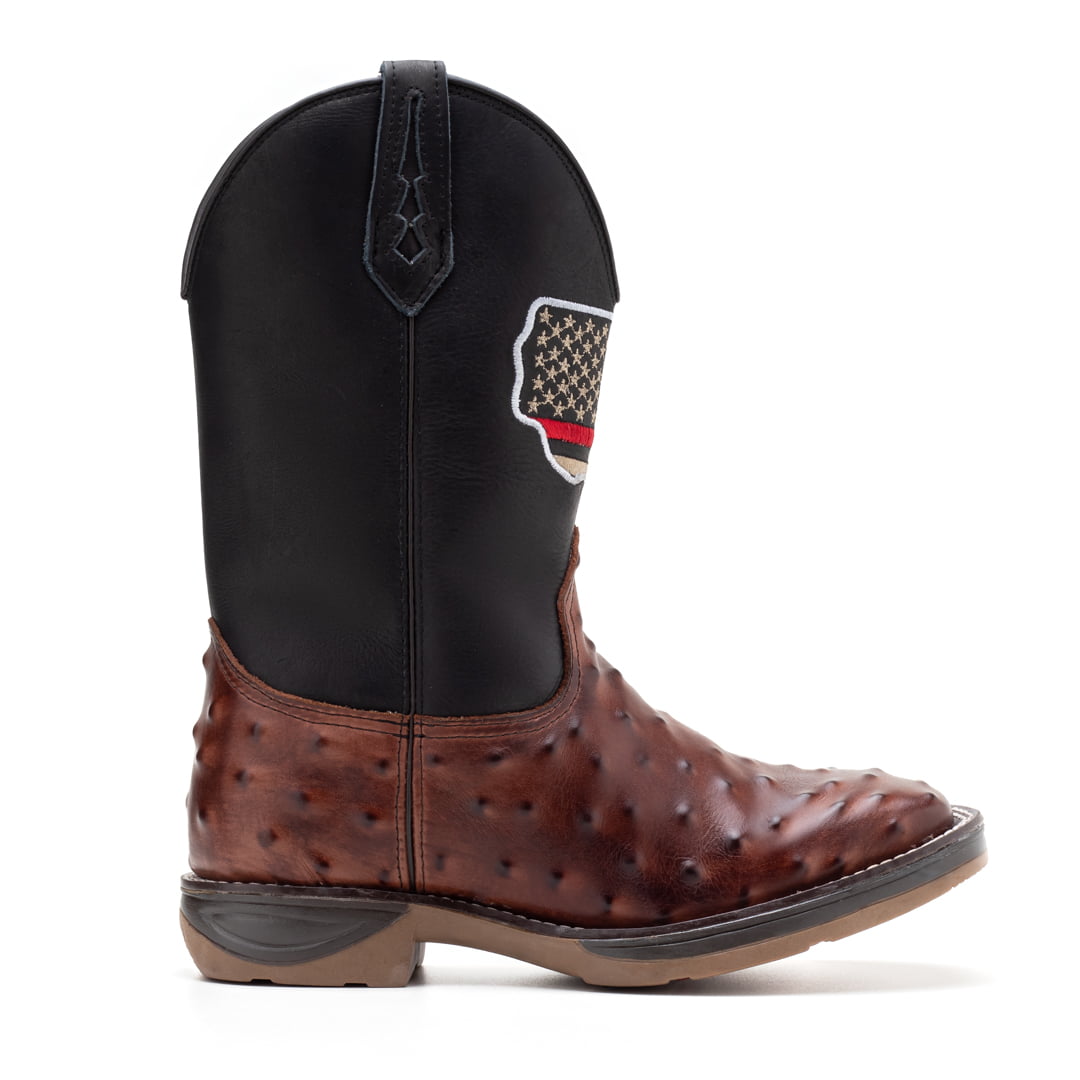 Bota texana hot sale masculina avestruz