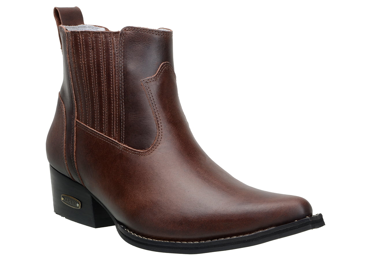 Botina Texana Masculina Café