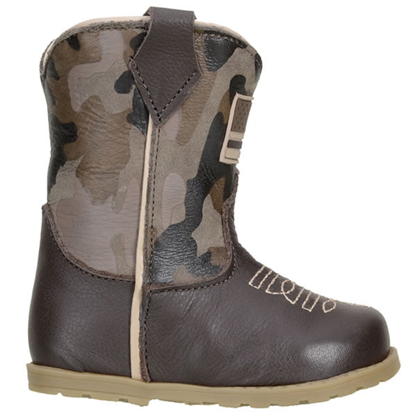 Bota best sale camuflada infantil