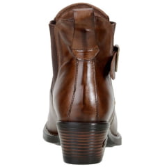 Bota Texana Cano Curto Detalhe Fivela