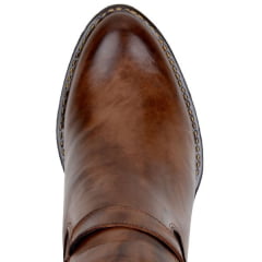 Bota Texana Cano Curto Detalhe Fivela