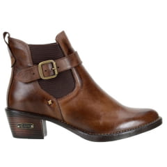 Bota Texana Cano Curto Detalhe Fivela
