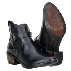 Bota Texana Cano Curto Preta