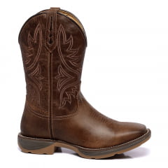 Bota Country Masculina Café Solado Jump Texana