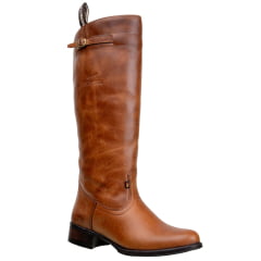 Bota Feminina Beretta Montaria Gaúcha Em Couro Legitimo Castor