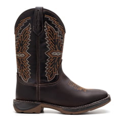 Bota Masculina Texana Country em Couro Legítimo Solado Jump Bota Masculina Texana Country em Couro Legítimo Solado Jump