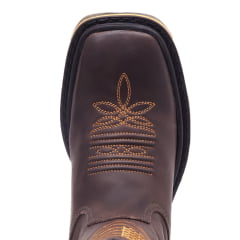 Bota Masculina Texana Couro Americana Solado Jump