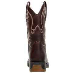 Bota Masculina Texana Em Couro Legítimo Café