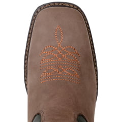 Bota Masculina Texana em Couro Legitimo Cor Verde
