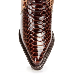 Bota Texana Bico Fino Sucuri Floral