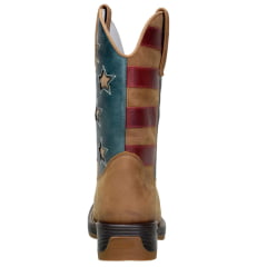 Bota Texana Country American Western Couro Nobre Tabaco