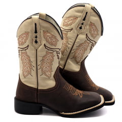 Bota Texana Country Masculina Touro Frontal