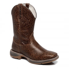 Bota Texana Country Masculina Couro Mamute