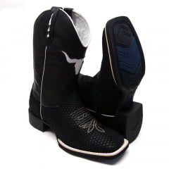 Bota Texana Country Masculina Naja Black