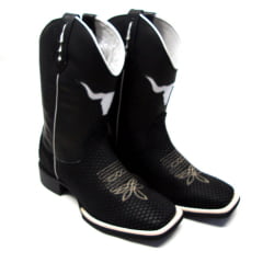 Bota Texana Country Masculina Naja Black