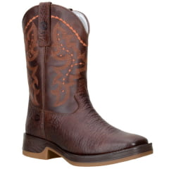 Bota Texana Country Couro Mamute Solado Work Capelli