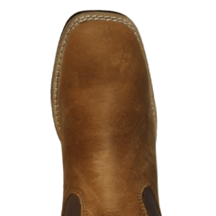 Bota Texana Coutry Masculina Tabaco em Couro