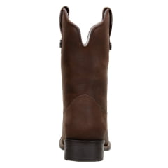 Bota Texana Feminina Rústica Couro Mamute
