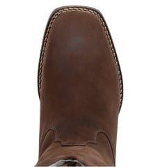 Bota Texana Feminina Rústica Couro Mamute