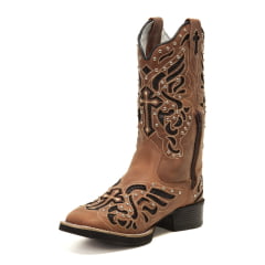 Bota Texana Feminina em Couro Premium  Ver Produto