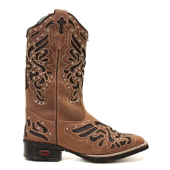 Bota Texana Feminina em Couro Premium  Ver Produto