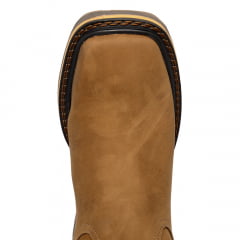 Bota Texana Masculina Solado Jump Castor Sem Bordado Country