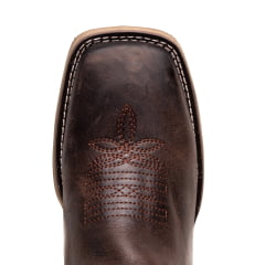 Texana Masculina em Couro Café Western de Alto Padrão