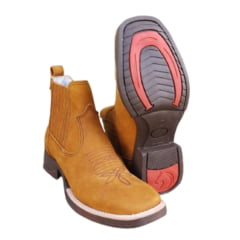 Botina Country Masculina Couro Legítimo Talpe