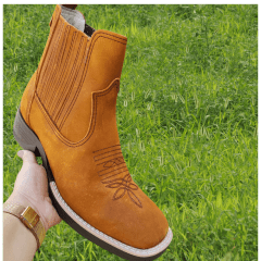 Botina Country Masculina Couro Legítimo Talpe