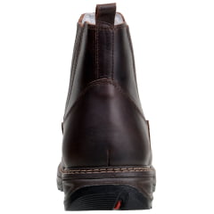 Botina Country Masculina Colorado em Couro Solado Jump