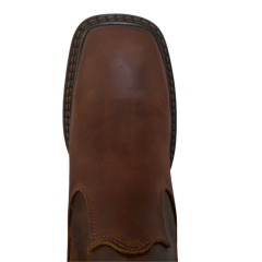 Botina Masculina Western Rústica sem Bordado Sola Jump Bico Quadrado