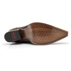 Botina Texana Masculina Café