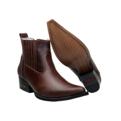 Botina Texana Masculina Café