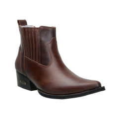 Botina Texana Masculina Café