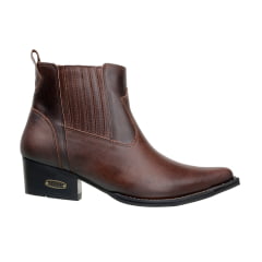 Botina Texana Masculina Café
