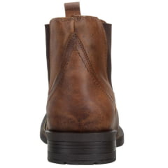 Botina Texana Masculina Couro com Elástico