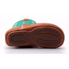 Bota Country Infantil Couro Verde